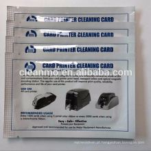 Cartão de crédito tarja magnética swiper Leitor de cartão de limpeza IPA presaturado cartão de limpeza CR80